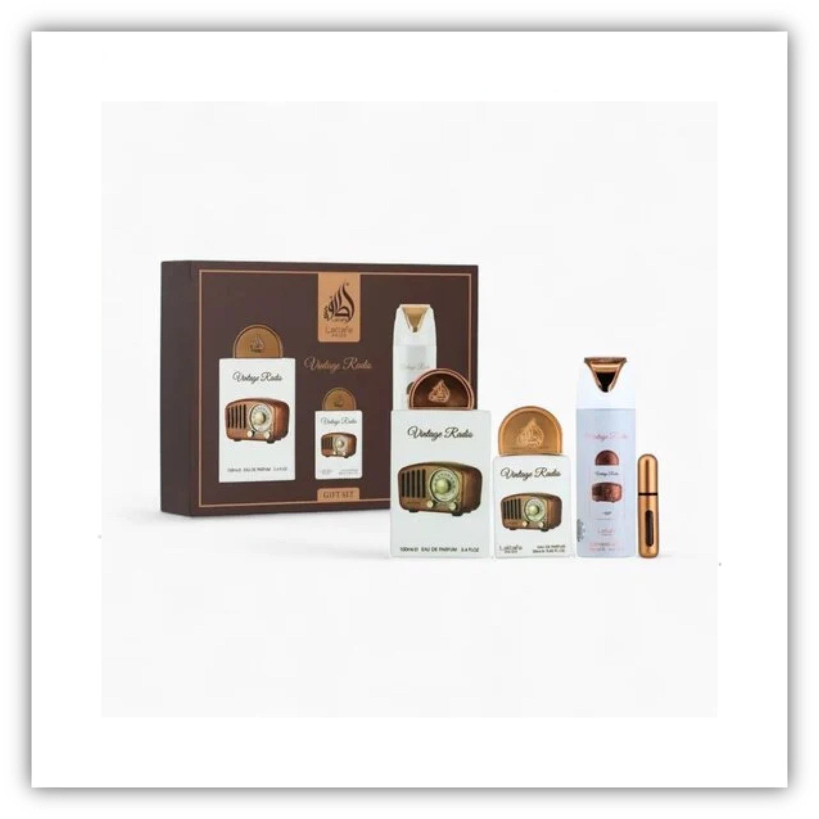 Vintage radio Lataffa giftset